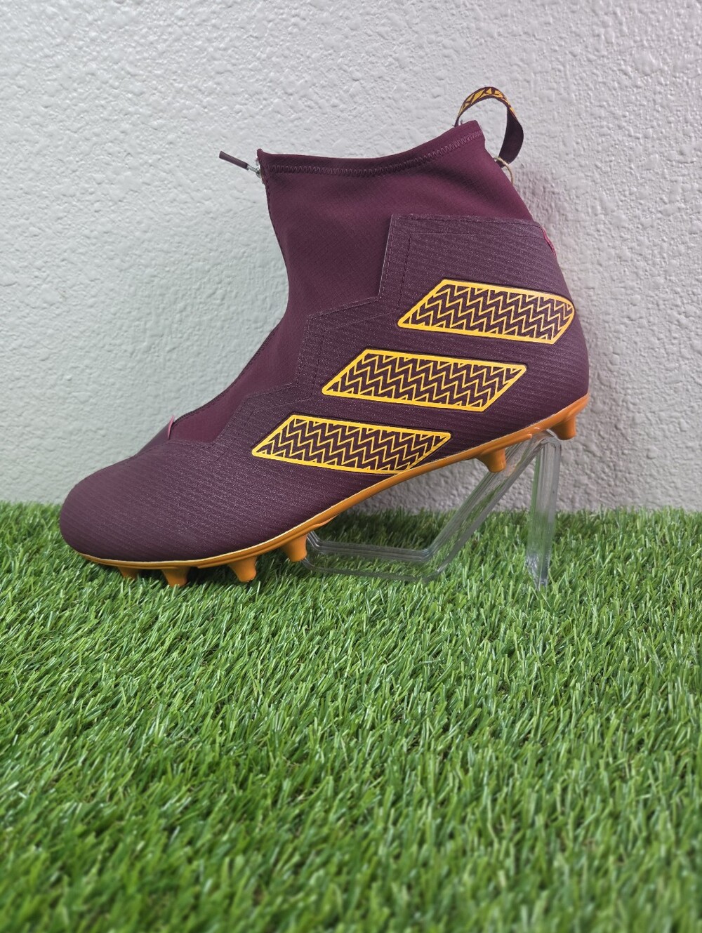 Adidas Adizero Primeknit Men’s Football Cleats Maroon Red Size 16 HP8796 ASU